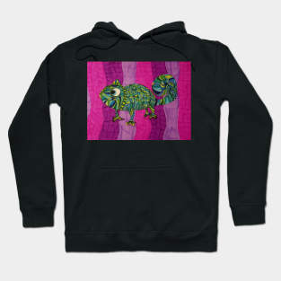 Green chameleon Hoodie